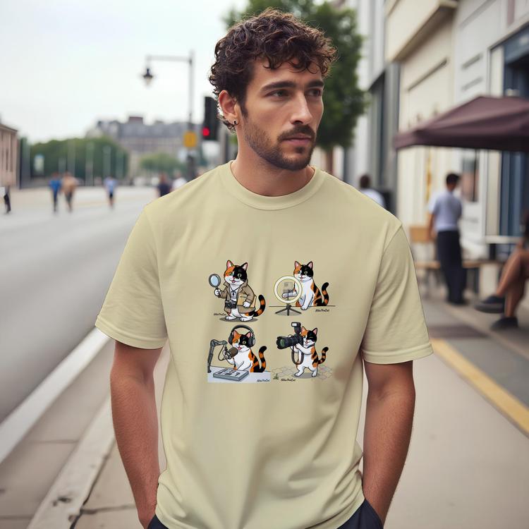 Sand t-shirt with Nika design