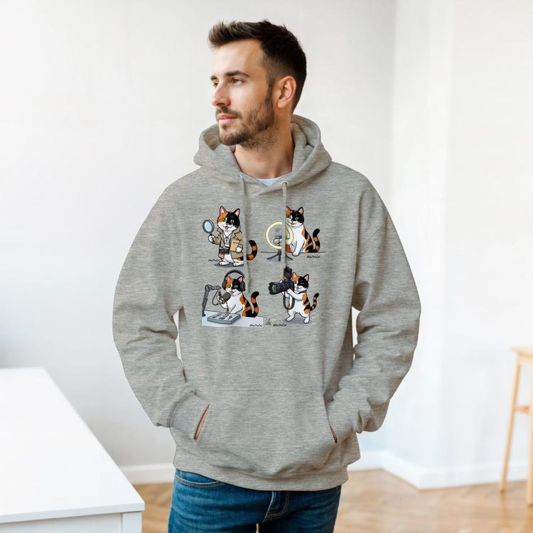 Men's grey hoodie
