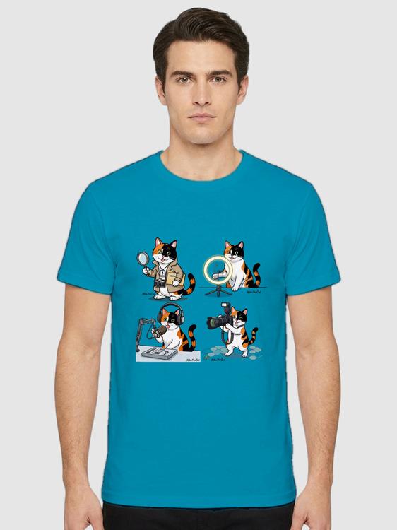 Men's teal t-shirt
